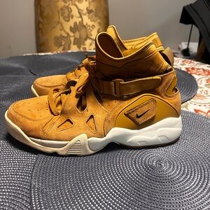 Nike High-Top Sneakers in Brown and White